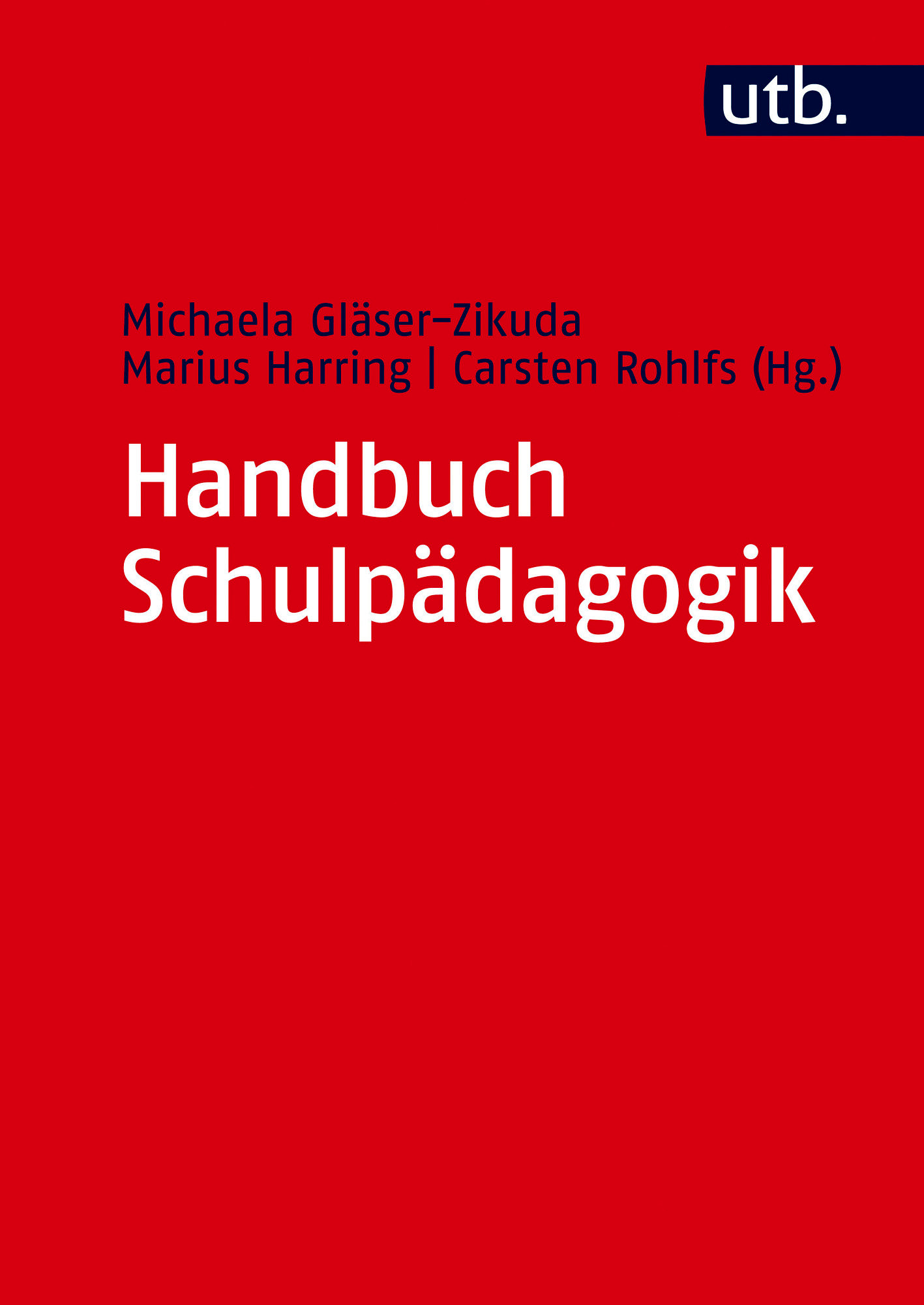 Buchcover Handbuch Schulpädagogik